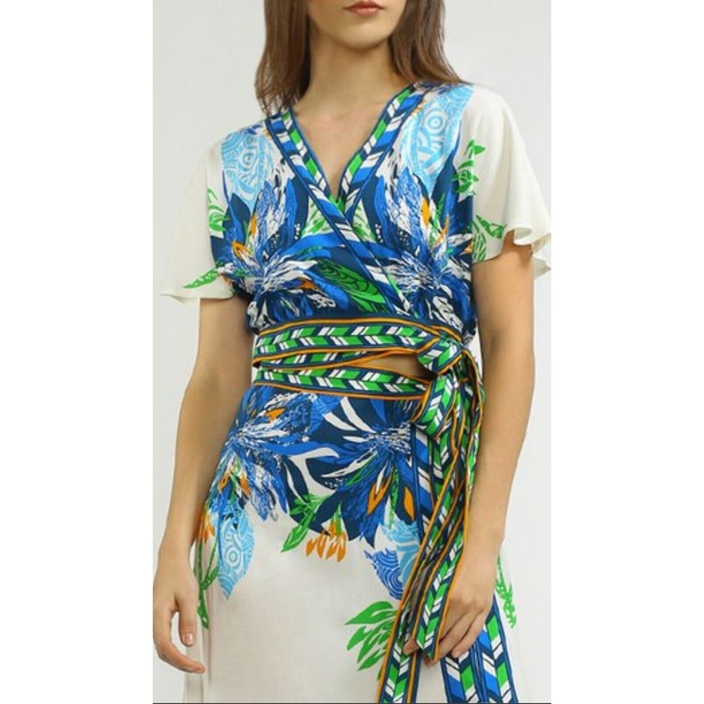 JEALOUS TOMATO Women's XSmall 2-Piece Hawaiian Top and Midi Skirt